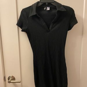 Ribbed H&M little black dress